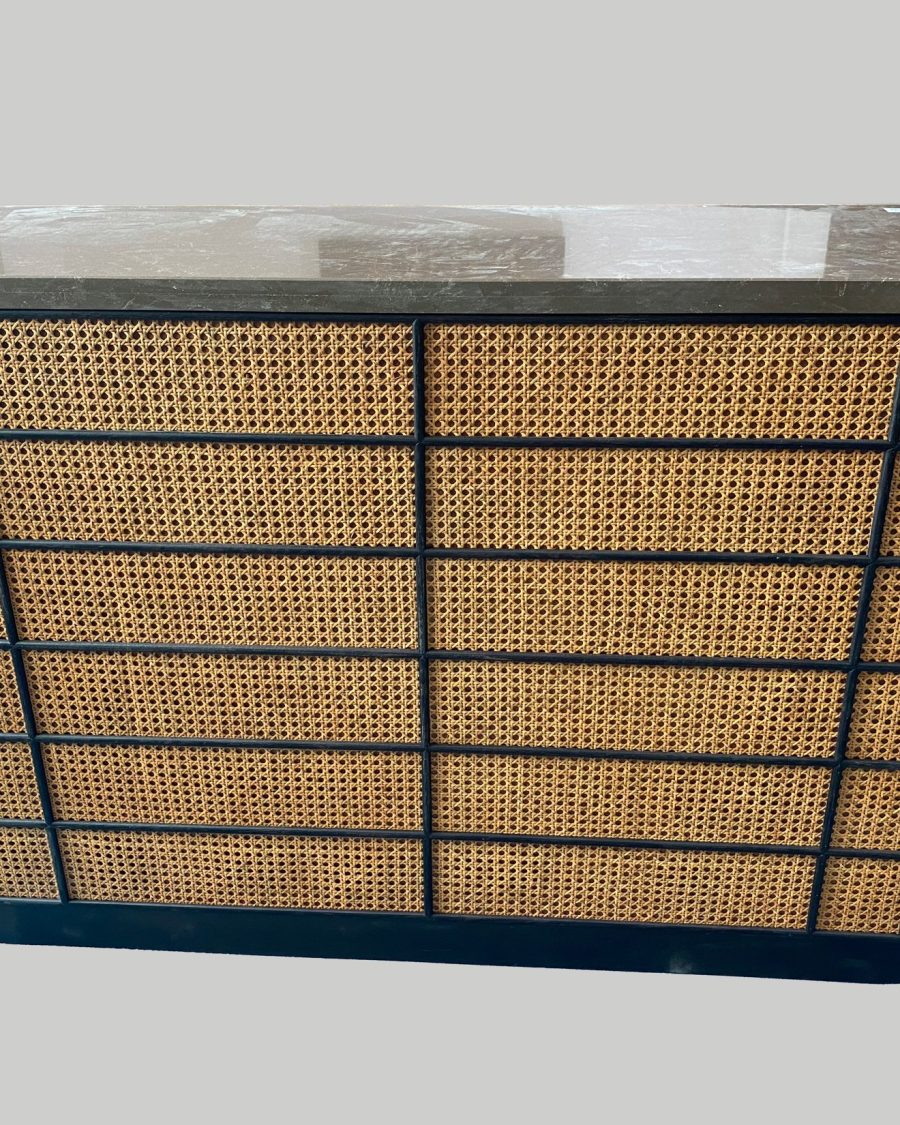 Lattice Cane Credenza