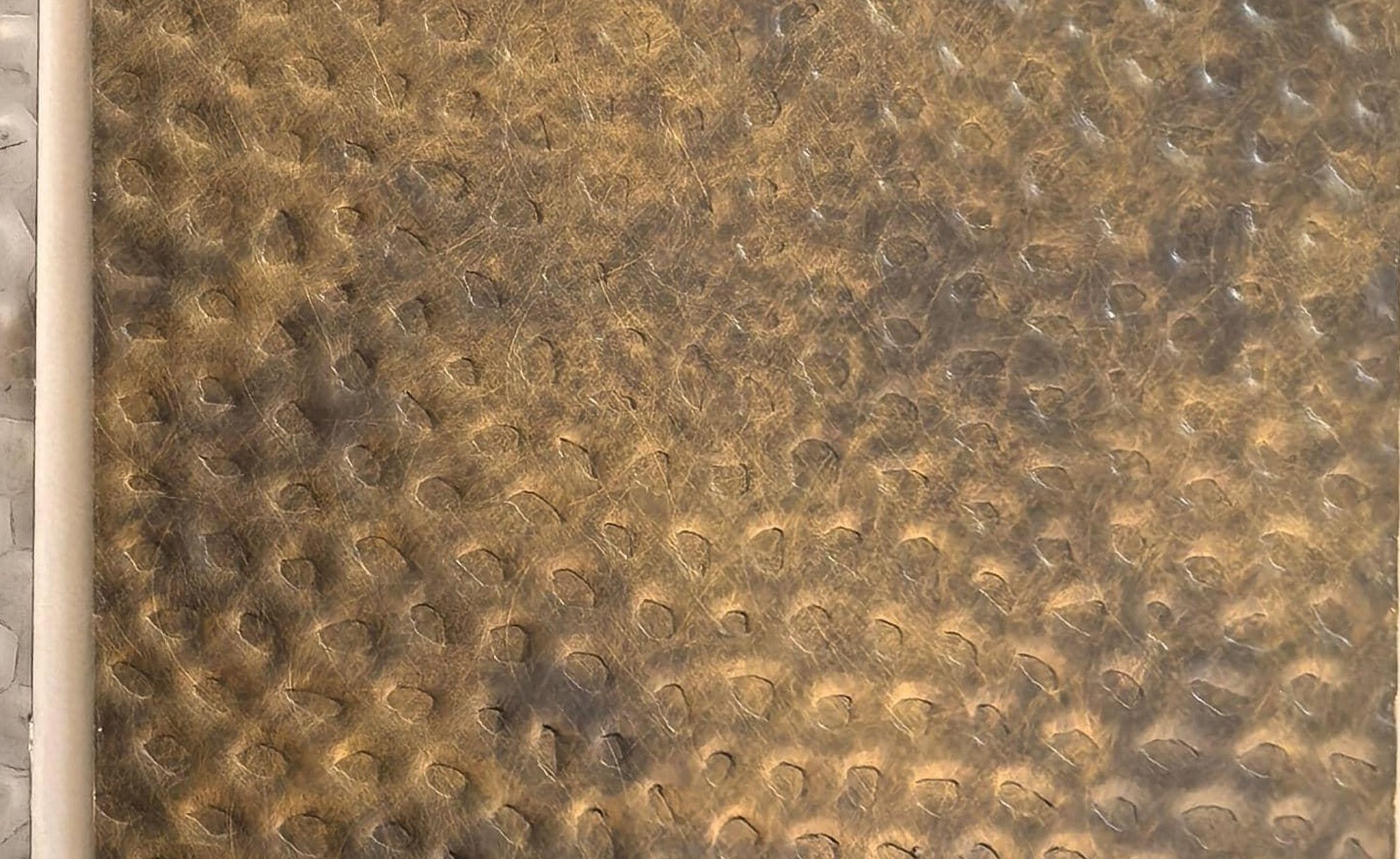 Antique Stainless — Hammered Antique Brass